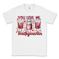 White you give me teachcardia Classic Tee - RacoonDesign