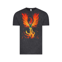 Vintage Black X-Men Jean Grey Phoenix Cosmic Flames Vintage Tee - ArtChic