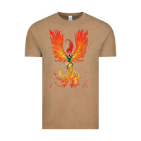 Vintage Coffee X-Men Jean Grey Phoenix Cosmic Flames Vintage Tee - ArtChic