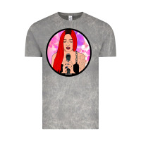 Cloud Rock red hair girl singing Vintage Tee - ArtChic