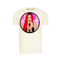 Vintage Arctic red hair girl singing Vintage Tee - ArtChic