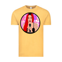 Vintage Mustard red hair girl singing Vintage Tee - ArtChic