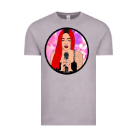 Red Hair Girl Singing Vintage Tee | Teevron