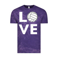 Cloud Purple girls love volleyball Vintage Tee - ArtChic