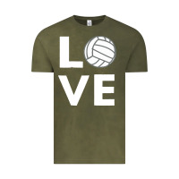 Girls Love Volleyball Vintage Tee | Teevron