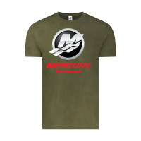 Vintage Olive Mercury Marine Outboard Boat Vintage Tee - ArtChic