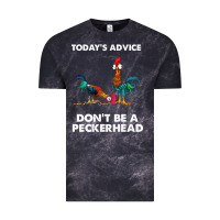 Cloud Black hei hei today's advice don't be a peckerhead Vintage Tee - ArtChic