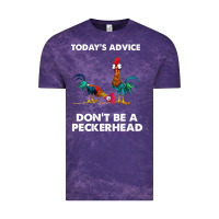 Cloud Purple hei hei today's advice don't be a peckerhead Vintage Tee - ArtChic