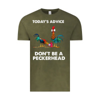 Hei Hei Today's Advice Don't Be A Peckerhead Vintage Tee | Teevron