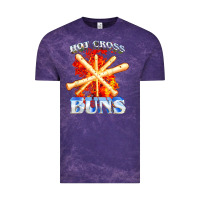 Cloud Purple hot cross buns t shirt Vintage Tee - ArtChic