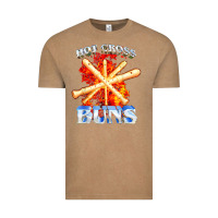 Vintage Coffee hot cross buns t shirt Vintage Tee - ArtChic