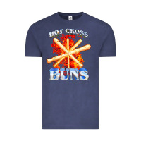 Vintage Denim hot cross buns t shirt Vintage Tee - ArtChic