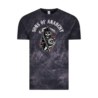 Cloud Black horror skull sons of anarchy Vintage Tee - ArtChic
