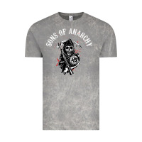 Cloud Rock horror skull sons of anarchy Vintage Tee - ArtChic