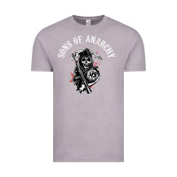 Vintage Zinc horror skull sons of anarchy Vintage Tee - ArtChic