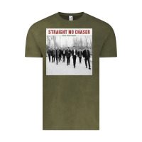 Vintage Olive Straight No Chaser Social Christmasing Vintage Tee - ArtChic