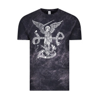 Cloud Black st michael archangel catholic angel defend us Vintage Tee - ArtChic