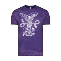 Cloud Purple st michael archangel catholic angel defend us Vintage Tee - ArtChic