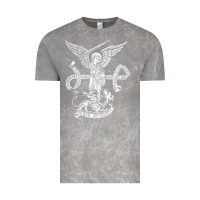 Cloud Rock st michael archangel catholic angel defend us Vintage Tee - ArtChic