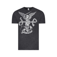 Vintage Black st michael archangel catholic angel defend us Vintage Tee - ArtChic