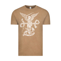 Vintage Coffee st michael archangel catholic angel defend us Vintage Tee - ArtChic