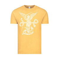 Vintage Mustard st michael archangel catholic angel defend us Vintage Tee - ArtChic