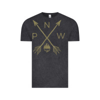 Vintage Black pacific northwest mountain  cool pnw pacific northwest t shirt Vintage Tee - ArtChic