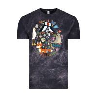 Cloud Black Puffin Rock gift for fans puffin rock characters Vintage Tee - ArtChic