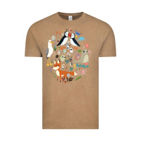 Vintage Coffee Puffin Rock gift for fans puffin rock characters Vintage Tee - ArtChic