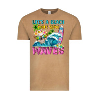 Vintage Camel Life's a beach make some waves Vintage Tee - NancyCooperArtShop