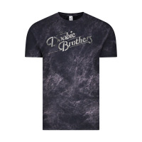 Cloud Black The Doobie Brothers Vintage Tee - ArtChic