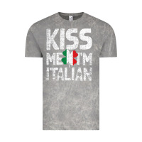 Cloud Rock Kiss Me I'm Italian Vintage Tee - ArtChic
