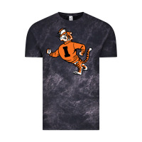 Cloud Black Vintage Walking Angry Tiger Idaho State Vintage Tee - ArtChic