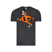 Vintage Black Vintage Walking Angry Tiger Idaho State Vintage Tee - ArtChic