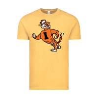 Vintage Mustard Vintage Walking Angry Tiger Idaho State Vintage Tee - ArtChic