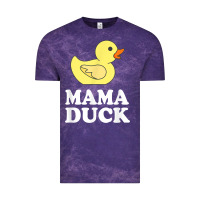 Cloud Purple mama duck t shirt funny mother bird gift Vintage Tee - ArtChic