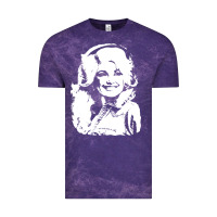 Cloud Purple dolly parton distressed photo Vintage Tee - ArtChic