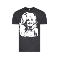 Vintage Black dolly parton distressed photo Vintage Tee - ArtChic