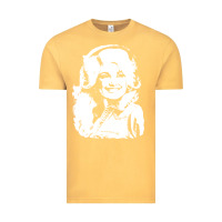 Vintage Mustard dolly parton distressed photo Vintage Tee - ArtChic