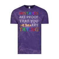 Cloud Purple mistakes are proof that you are trying teacher inspirational t shirt Vintage Tee - StudioElite