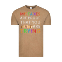 Vintage Coffee mistakes are proof that you are trying teacher inspirational t shirt Vintage Tee - StudioElite