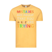 Vintage Mustard mistakes are proof that you are trying teacher inspirational t shirt Vintage Tee - StudioElite
