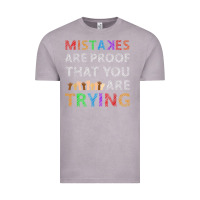 Vintage Zinc mistakes are proof that you are trying teacher inspirational t shirt Vintage Tee - StudioElite