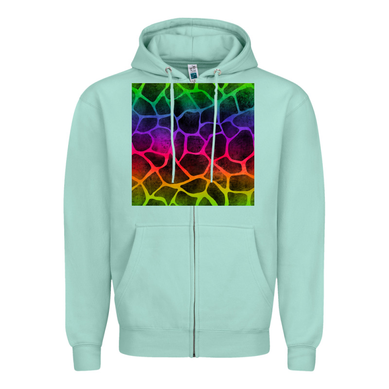 Colorful Giraffe Seamless Pattern Zipper Hoodie by BundleAndBundleShop | Teevron