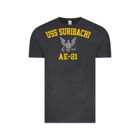 Vintage Black uss suribachi ae 21 t shirt Vintage Tee - StudioElite