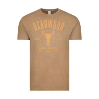 Vintage Coffee deadwood south dakota usa vintage distressed style design long sleeve Vintage Tee - StudioElite