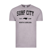 Vintage Zinc Surf City North Carolina Nc Vintage Sports Design Black Prin Vintage Tee - StudioElite