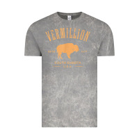 Cloud Rock vermillion south dakota bison distressed design t shirt Vintage Tee - StudioElite