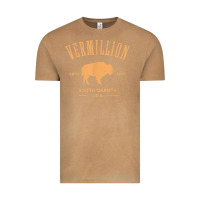 Vintage Camel vermillion south dakota bison distressed design t shirt Vintage Tee - StudioElite