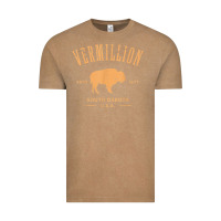 Vintage Coffee vermillion south dakota bison distressed design t shirt Vintage Tee - StudioElite